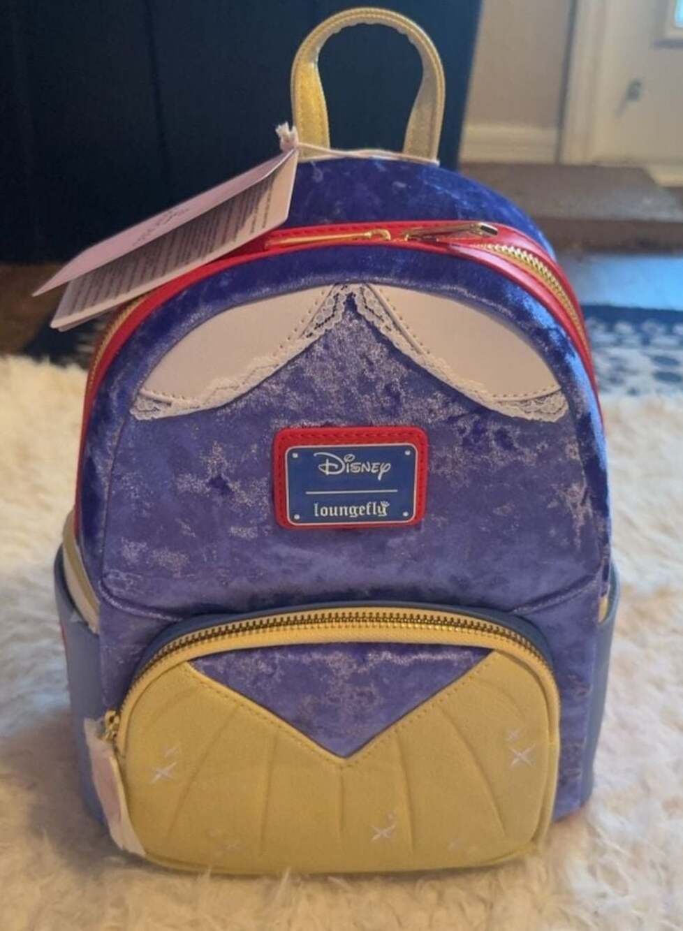 Loungefly Disney Snow White Velvet Mini‎ Backpack